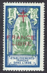 FRENCH INDIA SCOTT 164