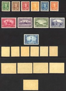 Canada SG341/51 1935 Set of 11 Very Fine U/M (MNH) Unitrade Cat 292.50