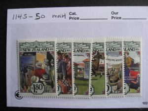 NEW ZEALAND the 1930s set Sc 1145-50 MNH