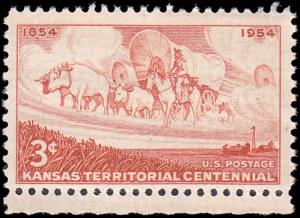 Scott 1061 Kansas Territory Centennial MNH