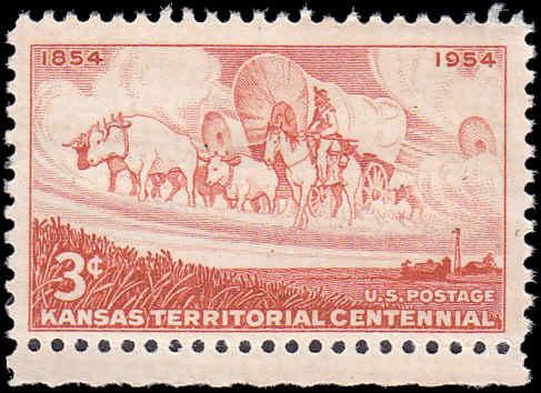 Scott 1061 Kansas Territory Centennial MNH
