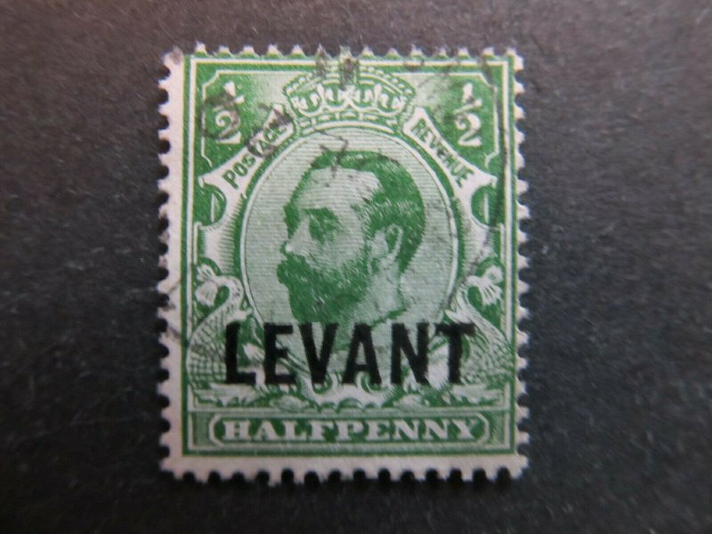 A4P9F10 Great Britain Offices in Turkish Empire 1911-12 1/2p used