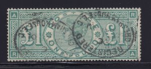 GB Scott # 124 VF Scarce used neat cancel with nice color cv $ 800 ! see pic !