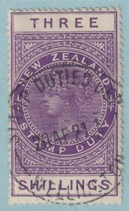 NEW ZEALAND AR34 POSTAL-FISCAL  USED - NO FAULTS VERY FINE! - UTE
