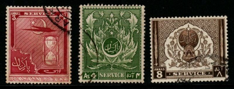 PAKISTAN SGO32/4 1951 4th ANNIV OF INDEPENDENCE USED