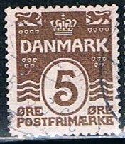 Denmark 89, 5o Numeral, used, VF