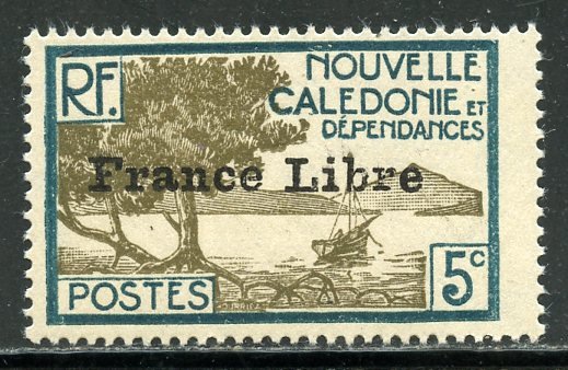 New Caledonia # 221 Mint Hinge. CV $ 13.50