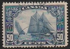 Canada   1928-29  Bluenose   Sc# 158 FVF   Used