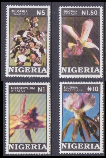 1993 Nigeria 619-622 Flowers