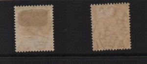Falkland Islands 1912/19 SG61 & SG61c 1d MCA watermark - MOUNTED MINT