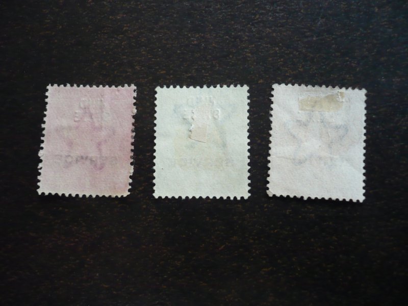 Stamps - Jind State - Scott# O26, O27, O34 - MH & Used Partial Set of 3 Stamps