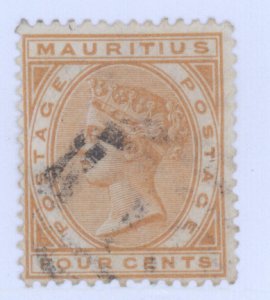 Mauritius, Scott #71, Used