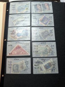 # 251//C114 used mix see description for all stamps in this lot