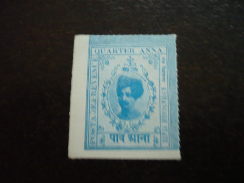 Stamps - India Kishangarh - Scott# 40 - Mint Hinged Part Set of 1 Stamp