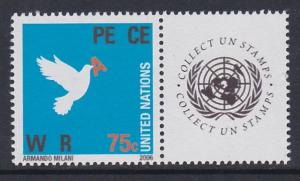 912 United Nations 2006 Personalized  MNH