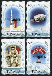 Tuvalu 680a-680d SPECIMEN,MNH.Mi 701-704. 1st Manned Moon Landing,25th Ann.1994.