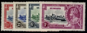 ST. HELENA GV SG124-127, 1935 SILVER JUBILEE set, LH MINT. Cat £35.