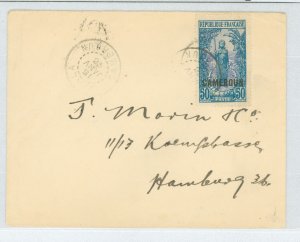 Cameroun 159 1923 Douala-Hamburg, single franking