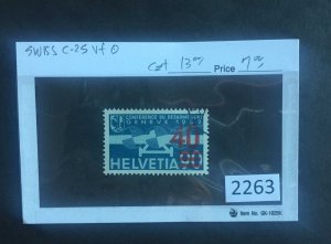 $1 World MNH Stamps (2263) Switzerland C 25, see image for used or CTO