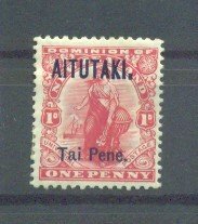 Aitutaki sc# 20 (2) mh cat value $5.00