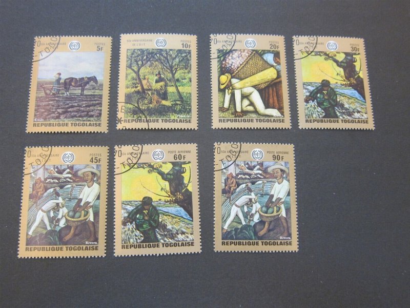 Togo 1970 Sc 717-21,C124-5 set FU