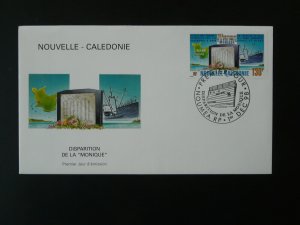 ship boat La Monique shipwreck FDC New Caledonia 100814