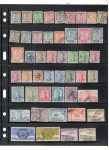 IRAQ COLLECTION ON STOCK SHEET MINT/USED