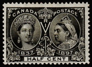 Canada Scott 50 (1897) Mint HH F, CV $110.00 B