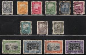 Colombia Scott #C121-C133 Used Note