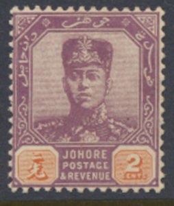 Johore   SG 62 SC# 60  MH  1904 see details & Scans        