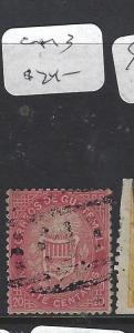 Guatemala (acx)  20 C     SC 4   VFU   Copy 3 