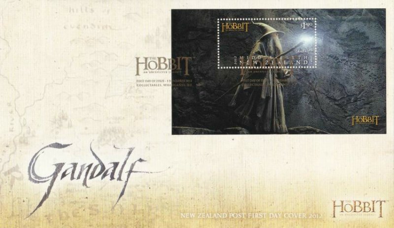 New Zealand The Hobbit 2012 The Lord Of The Ring LOTR Movie Film (FDC set)