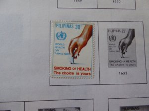 Philippines 1978-1991 Stamp Collection on Album Pages