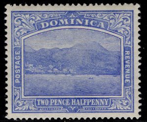 DOMINICA EDVII SG50, 2½d blue, M MINT.