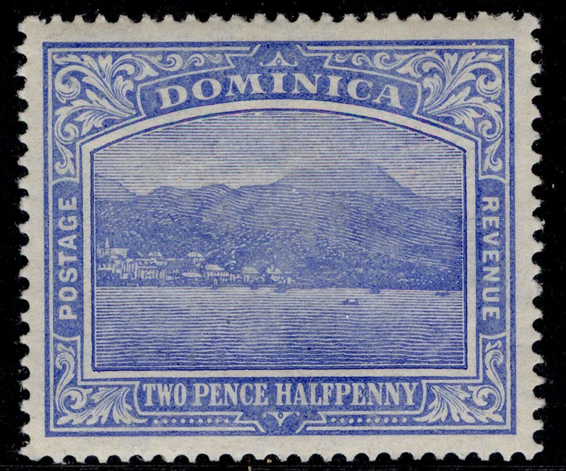 DOMINICA EDVII SG50, 2½d blue, M MINT.