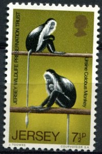Jersey Sc#51 MNH, 7½p multi, Wildlife Preservation Trust (1st Series) (1971)