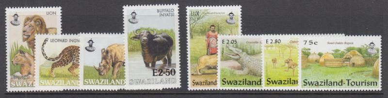 Swaziland Sc 418//714 MNH. 1982-2002 issues, 12 complete sets, VF