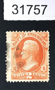 US STAMPS # O16 USED LOT #31757