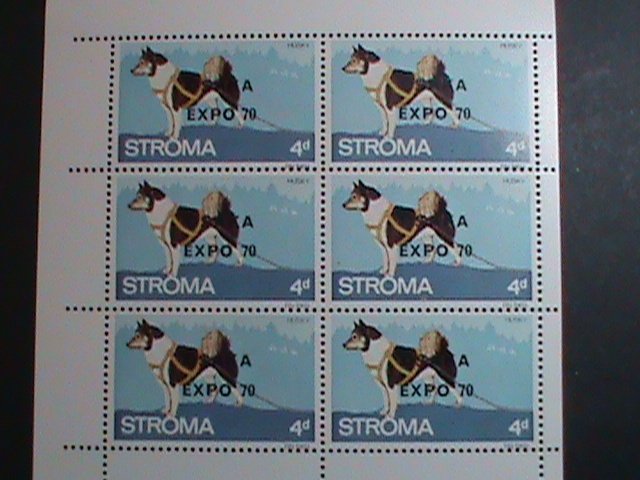 ​STROMA ISLAND-1970 -OSAKA EXPO'70 JAPAN MNH- SHEET VF WE SHIP TO WORLD WIDE.