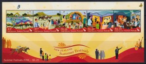 New Zealand 2006 Summer Festivals Mint MNH Miniature Sheet SC 2104b