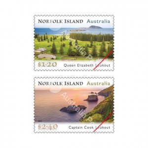 2023 Norfolk Island Lookouts (2) (Scott NA) MNH