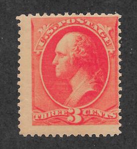 214 MNH 3c. Washington,  scv: $180  Free Insured Shipping