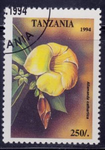 Tanzania, 1994, Flora, Tropical Flowers, #1307, used/cto++