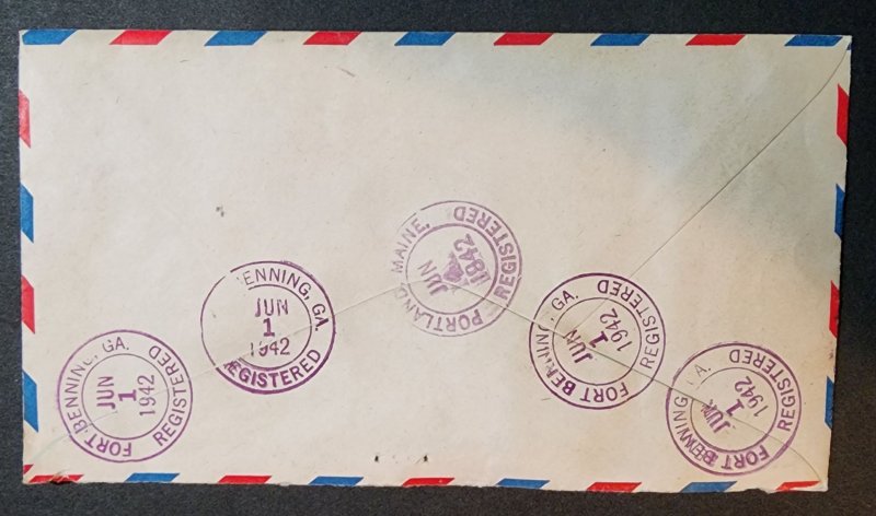 1942 Airmail Special Delivery Envelope with SC#823 SC#E15 & SC# UC3