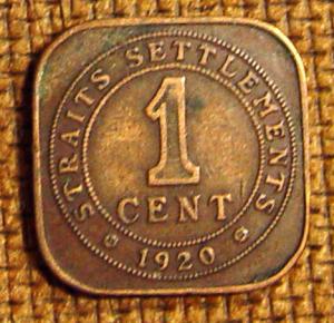 C62 Straights Settlement 1920 1c cv $0.75