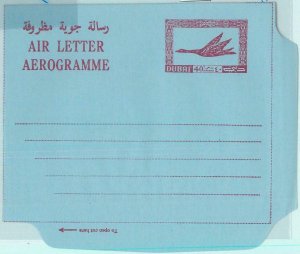 86366 - DUBAI - POSTAL HISTORY - Stationery AEROGRAMME 40 Sh. , BIRDS