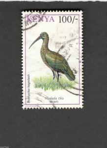 Kenya SCOTT #610 Hadada Ibis Bostrychia Hagedash  Θ used stamp