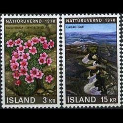 ICELAND 1970 - Scott# 425-6 Flora Set of 2 NH