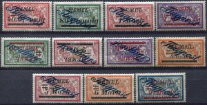 German Occ. Memel Sc.#  C8-18  MNH
