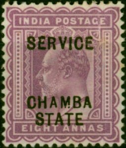 Chamba 1905 8a Purple SG029 Fine LMM